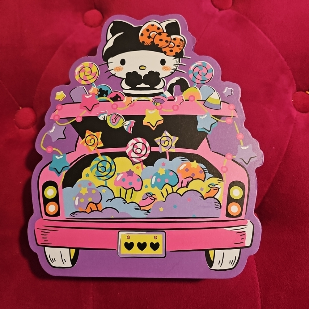Sanrio Hello Kitty Halloween Wall Art Candy Purple Candy Silver Buffalo